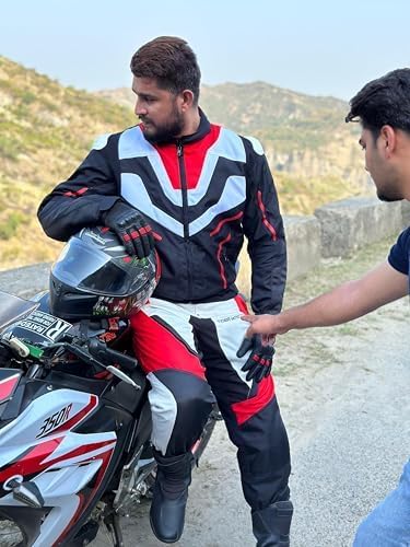 Summer Motorcycle Pants for Men with CE Armor | Adjustable Fit and Waterproof Shell,with Armor for Touring and Dirt Bike Use