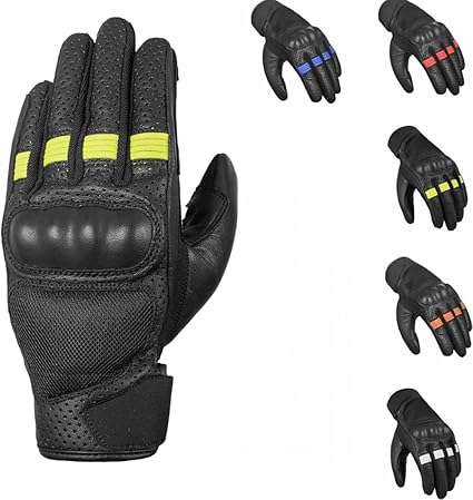 Motorcycle Gloves for Men and Women – Hard Knuckle Biker Gloves with Touchscreen Compatibility, Breathable Mesh, Anti-Slip Grip – Riding Gloves for Motorcycles, Dirt Bikes