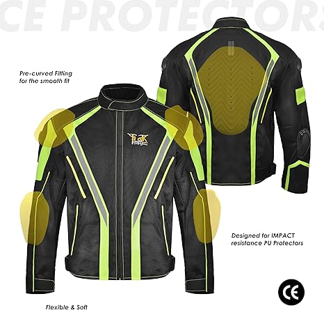 Adventure Touring Motorcycle Jacket For Men & Women Enduro Biker Textile Riding Gear CE Armored