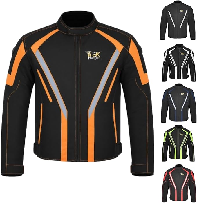 Adventure Touring Motorcycle Jacket For Men & Women Enduro Biker Textile Riding Gear CE Armored