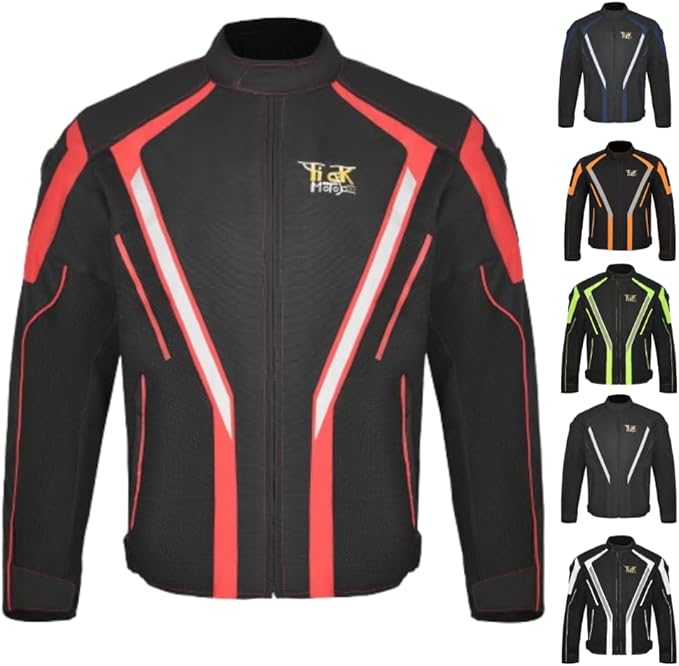 Adventure Touring Motorcycle Jacket For Men & Women Enduro Biker Textile Riding Gear CE Armored