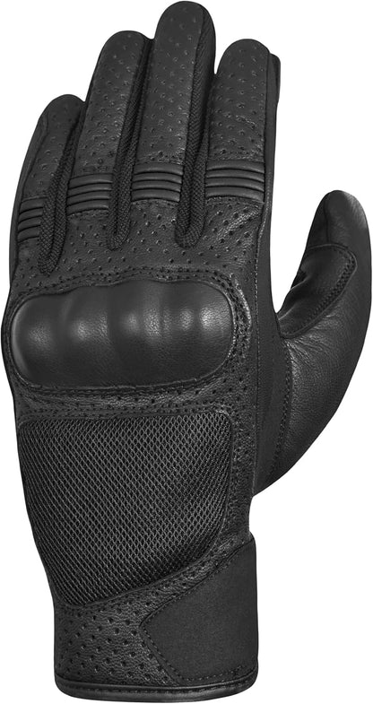 Motorcycle Gloves for Men and Women – Hard Knuckle Biker Gloves with Touchscreen Compatibility, Breathable Mesh, Anti-Slip Grip – Riding Gloves for Motorcycles, Dirt Bikes