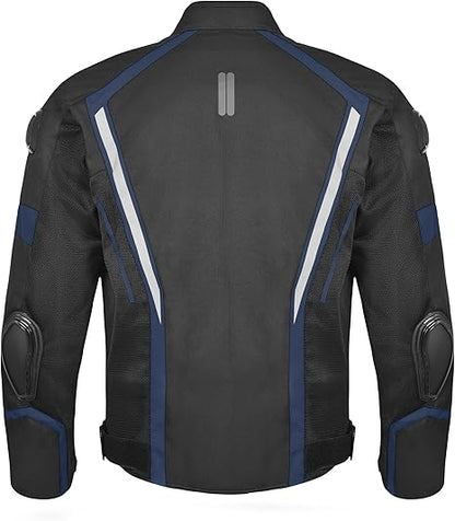 Adventure Touring Motorcycle Jacket For Men & Women Enduro Biker Textile Riding Gear CE Armored