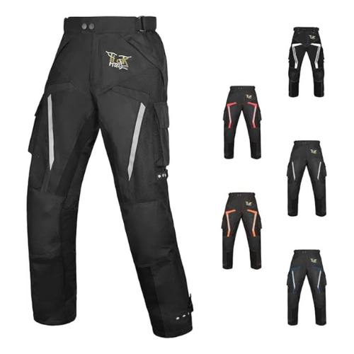 Summer Motorcycle Pants for Men with CE Armor | Adjustable Fit and Waterproof Shell,with Armor for Touring and Dirt Bike Use